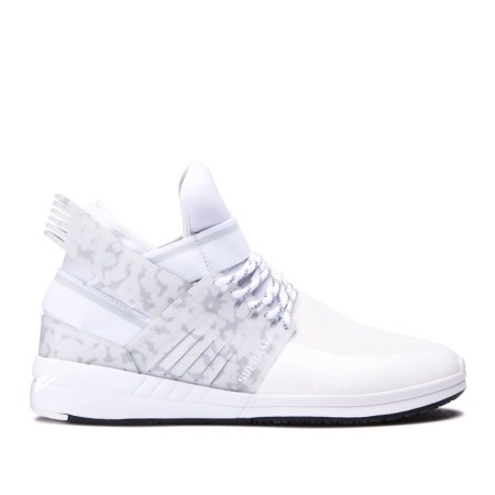 Supra Skytop V Hvite Høye Sneakers Herre [NO-8-N015]